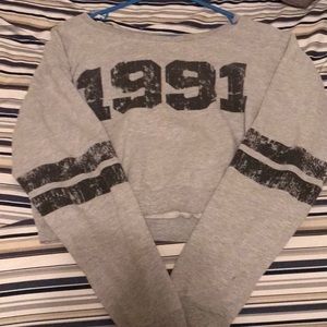Crop sweatshirt